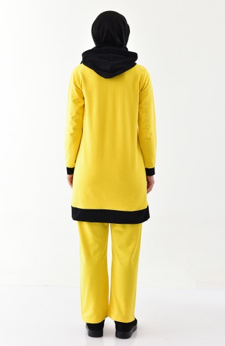 Hooded Tracksuit 0001-04 Yellow 0001-04