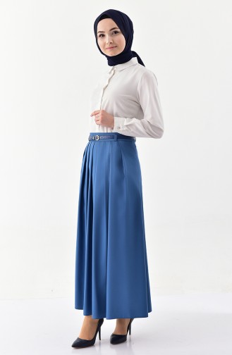 Belt Skirt 0401-02 İndigo 0401-02