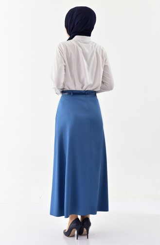 Belt Skirt 0401-02 İndigo 0401-02