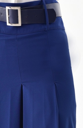 BURUN Belted Pants Skirt 31243-04 Indigo 31243-04