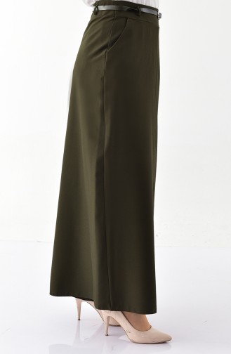 BURUN Belted Pants Skirt 31248-04 Khaki 31248-04