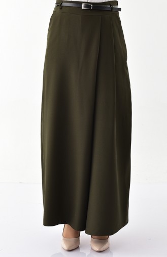 BURUN Belted Pants Skirt 31248-04 Khaki 31248-04