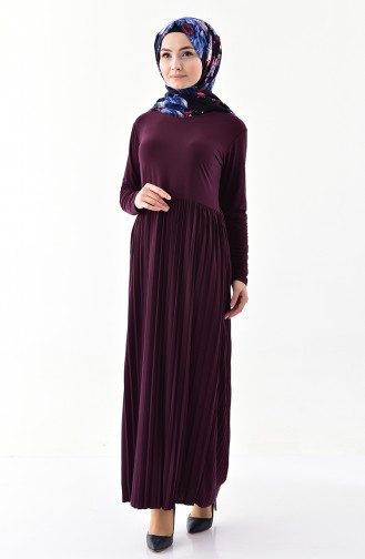 Pleated Dress 3210-03 Purple 3210-03