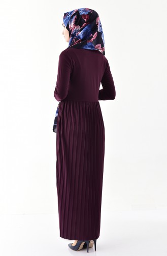 Pleated Dress 3210-03 Purple 3210-03