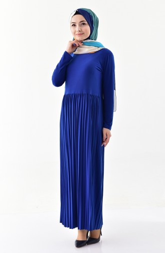 Pileli Elbise 3210-05 Saks