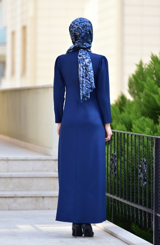 Robe Hijab Bleu Marine 4508-02