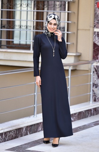 Robe Hijab Noir 4508-07