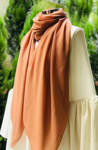 Plain Chiffon Shawl Scarf 60693-01 Camel 60693-01