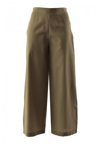 Bislife Elastic Waist Pants 9100-03 Khaki 9100-03