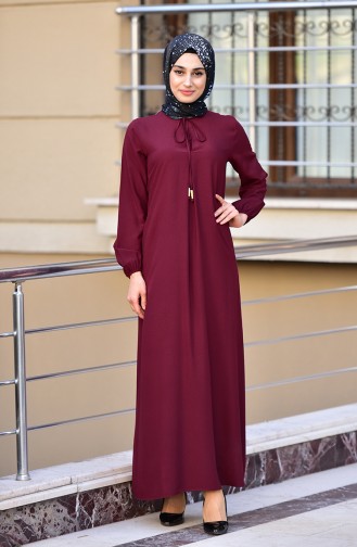 Cherry Hijab Dress 4505-06