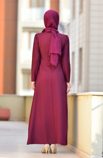 Zwetschge Hijab Kleider 4509-06