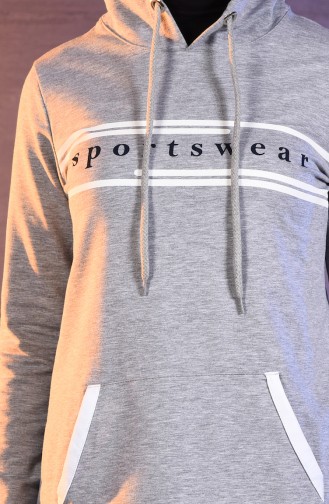 BWEST Pockets Tracksuit 8395-03 Gray 8395-03