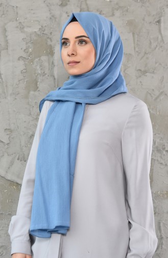 Babyblau Schal 4116-01