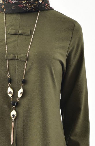 Buglem Necklace Tunic 1194-05 Khaki 1194-05