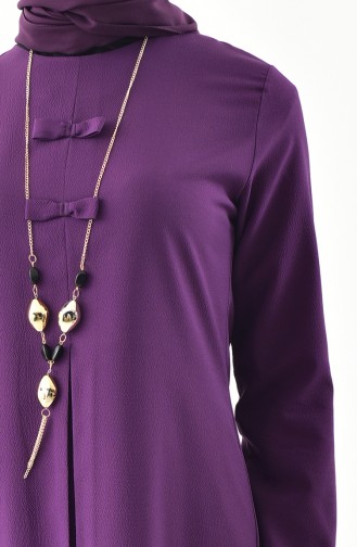 Buglem Necklace Tunic 1194-08 Purple 1194-08