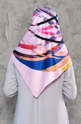 Patterned Twill Scarf 95241-05 Powder Pink 95241-05