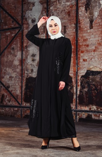 Schwarz Abayas 35805A-01