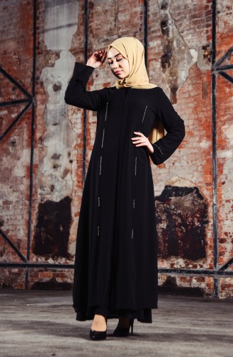 Schwarz Abayas 35887-01