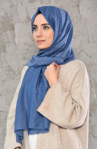 Pıtpıt Cotton Şal 24707-08 Kot Mavi