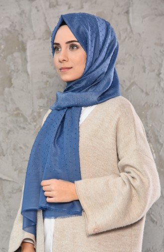 Pıtpıt Cotton Şal 24707-08 Kot Mavi