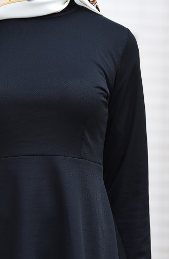 Asymmetric Tunic Skirt Double Suit 2727-02 Black 2727-02