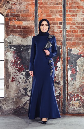 Robe Hijab Indigo 81658-02