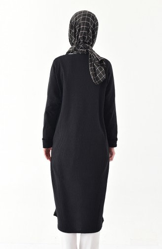 Yarasa Kol Uzun Tunik 5500-07 Siyah