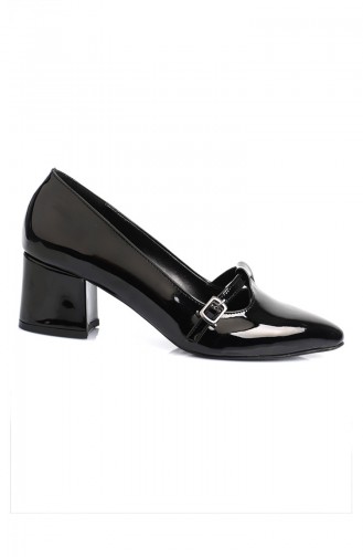 Black High-Heel Shoes 8401-1