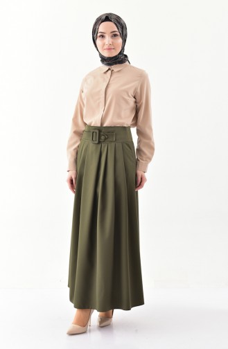 Khaki Skirt 0402-04