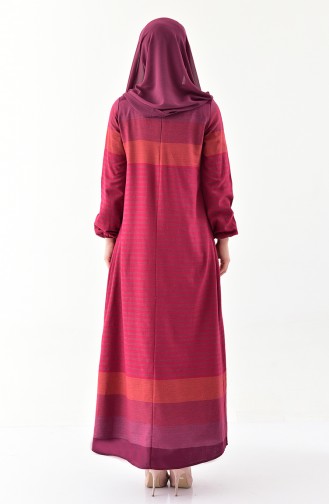 Fuchsia Hijab Kleider 2028-03