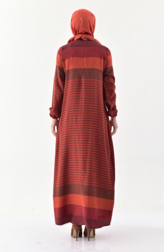 Patterned Linen Dress 2028-04 Tile 2028-04
