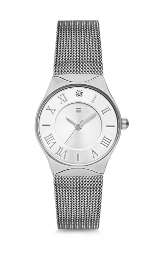 Silver Gray Wrist Watch 1222M
