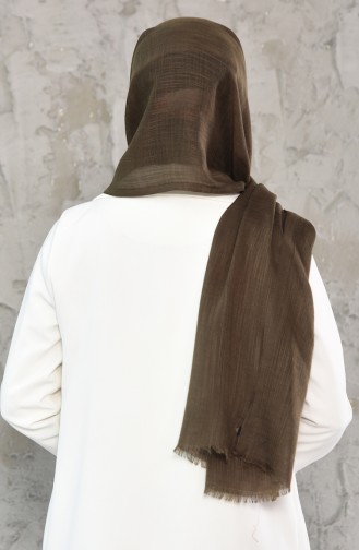 Plain Cotton Shawl 300-102 Khaki 300-102