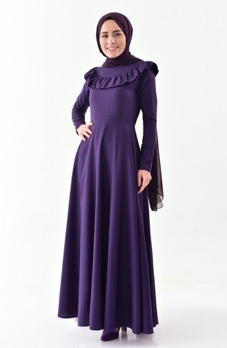 Purple İslamitische Jurk 7203-10