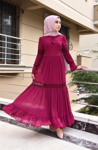 Robe Hijab Plum 5472-03