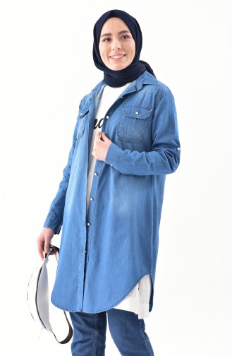 Cepli Kot Tunik 5049-01 Kot Mavi 5049-01