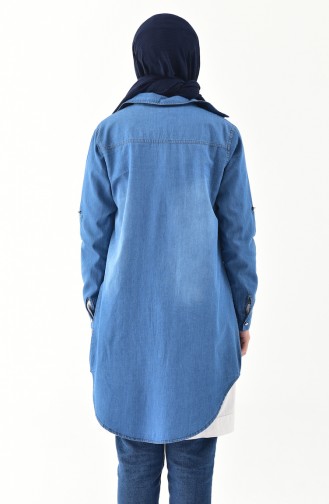 Cepli Kot Tunik 5049-01 Kot Mavi 5049-01