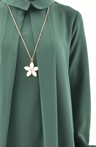 Necklace Tunic 4059-07 Emerald Green 4059-07