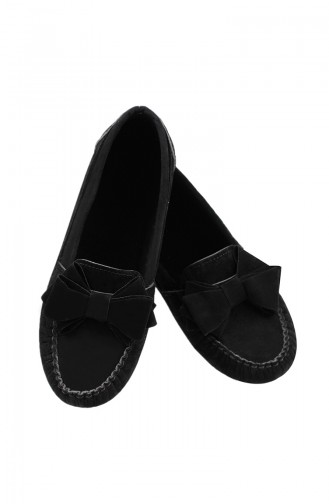 Black Women`s Flats 0104-18