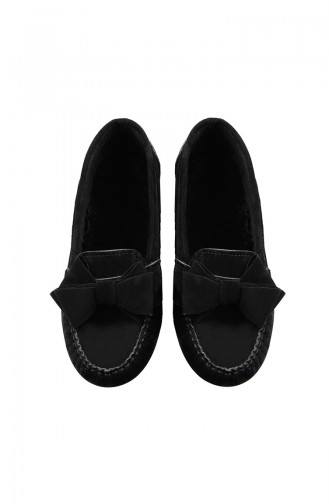 Black Women`s Flats 0104-18