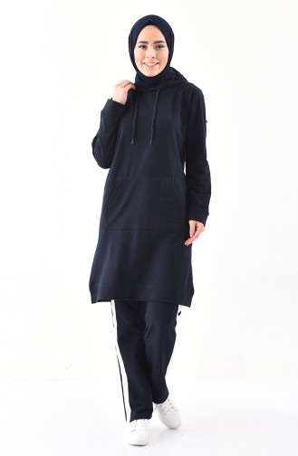 Hooded Tracksuit 19001-02 Navy 19001-02