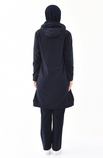 Hooded Tracksuit 19001-02 Navy 19001-02
