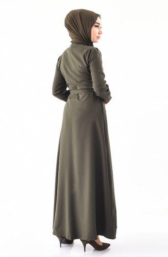 Khaki Abaya 8920-05