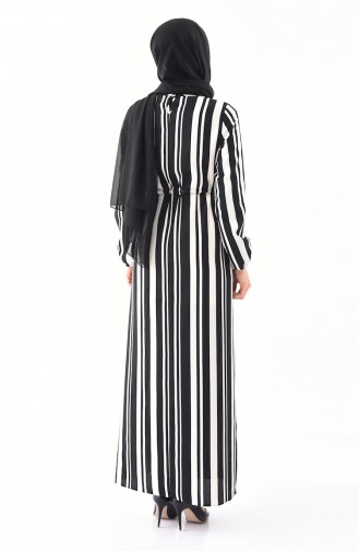 Black Hijab Dress 11340-01