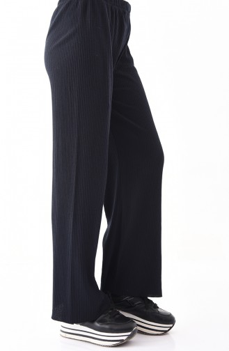 Natural Fabric Wide Leg Pants 1992-01 Black 1992-01