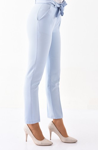 Belted Pants 1002-04 Baby Blue 1002-04