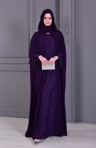 Habillé Hijab Pourpre 1220-02