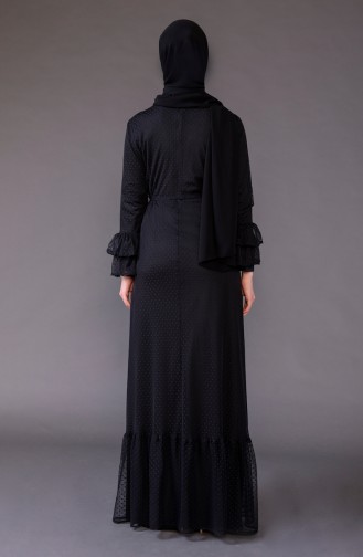 Black İslamitische Jurk 4272-01