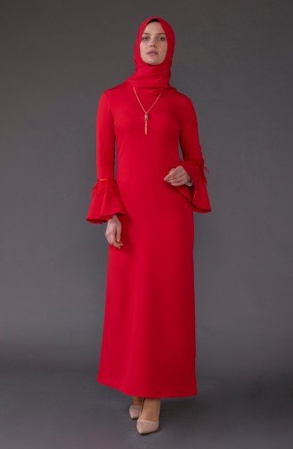 Necklace Dress 5584-02 Red 5584-02