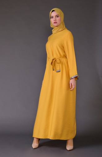 Robe Hijab Moutarde 5603-03